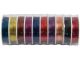 Filletage pour colliers livré en 10 couleurs de chaque 100 mètres