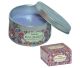 Goloka soy candle Lavender in travel tin with a burning time of 8 hours.