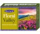 Satya Floral Valley Backflow-Räucherkegel in Packung mit 12 Schachteln mit 12 Kegeln.