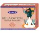 Satya Relaxation backflow incense cones in a pack of 12 boxes of 12 cones.