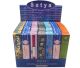 Satya Popular mixed Display Set 84x15 grams square Packs in 6 delicious scents.