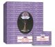 Satya Räucherkegel French Lavender. Schachtel mit 12 Packungen mit 12 Zapfen.