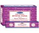 Satya Mystic Yoga from the Value for Money series by Nag Champa packed in a box of 12 x 15 grams.