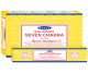 Satya Seven Chakra aus der Value for Money-Serie von Nag Champa, verpackt in einer Schachtel mit 12 x 15 Gramm.