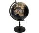 330 mm Onyx gemstone globe with no less than 45 other gems. (Height 580mm)