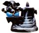 Incense Burner (Waterfall Ganesha) suitable for Back Flow waterfall incense. Gives a nice effect.
