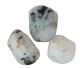 White moonstone tumbled stones from India