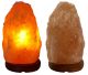 Zoutlamp - klein, oranje 1 tot 2 kilo incl. elektra en lampje.
