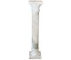 Colonne de marbre blanc  (101cm x 22cm x 22cm) 