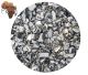 SCHWARZER OBSIDIAN aus SÜDAFRIKA, nicht poliert, sondern getrommelte Mini-Steine ​​(4-12 mm), Preis pro Kilo, verpackt zu 5 Kilo.