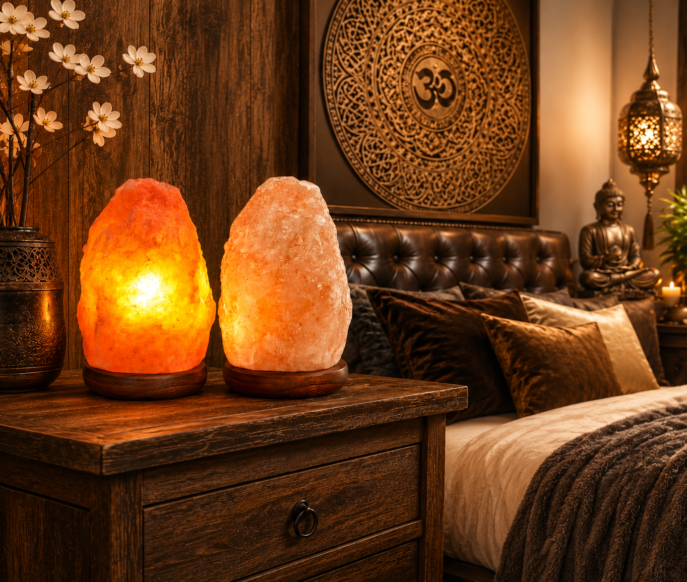 Zoutlampen 11152 bij bed