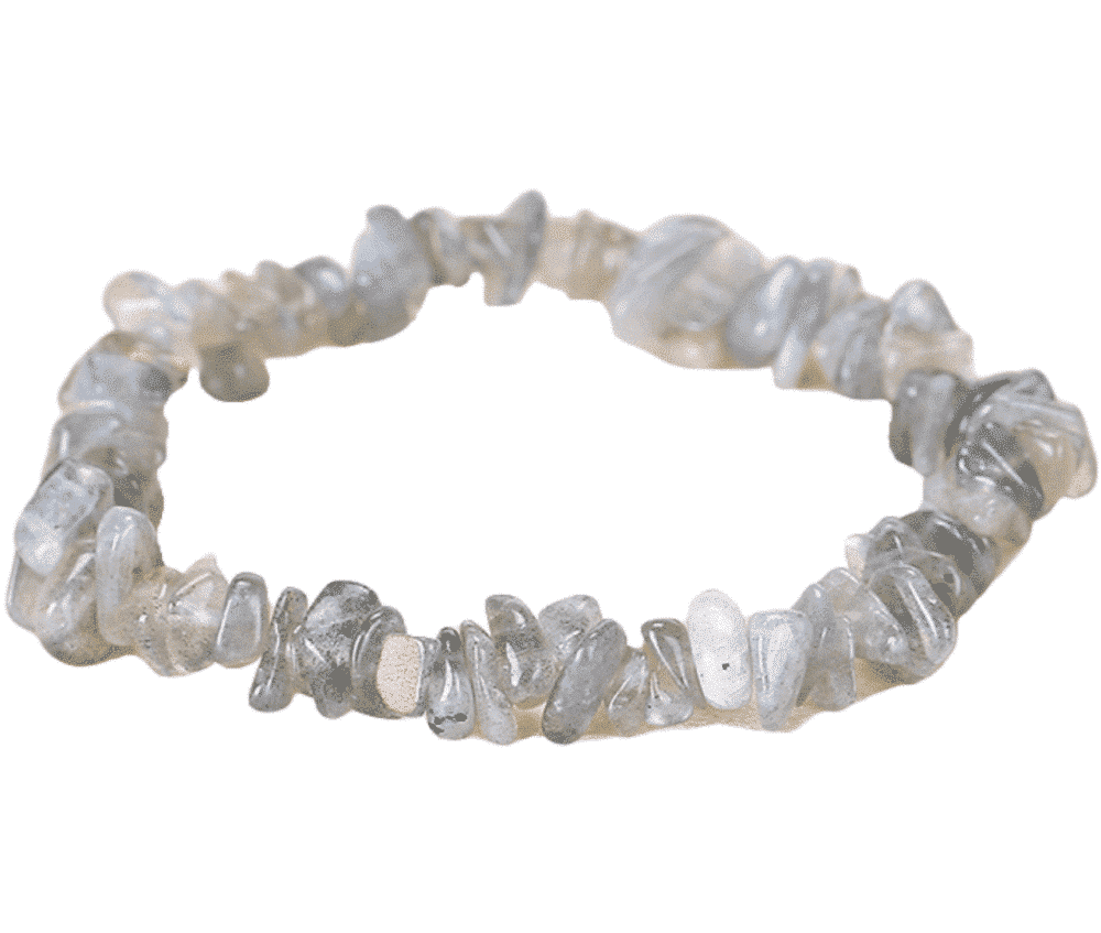 Moonstone chip bracelet, one size fits all.
