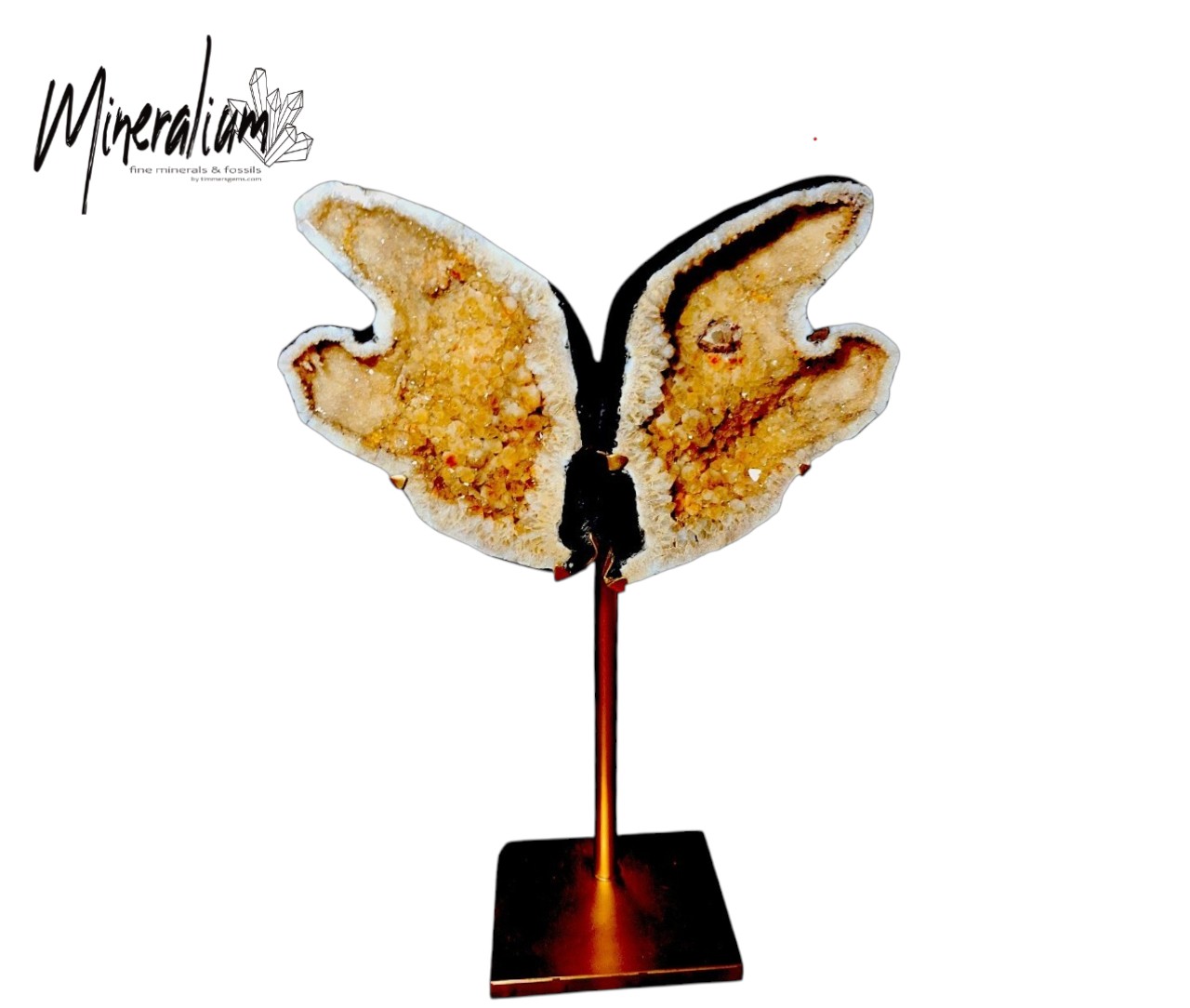 Citrine on copper stand 08-06-2026AS