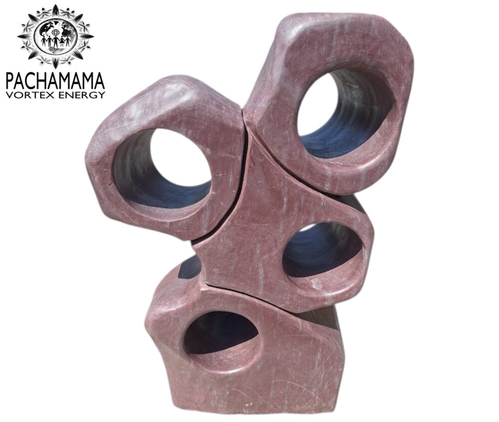 Shiva Lingam Sculpture made of sacred Altar Stone from India – 120 x 79 x 36 cm.