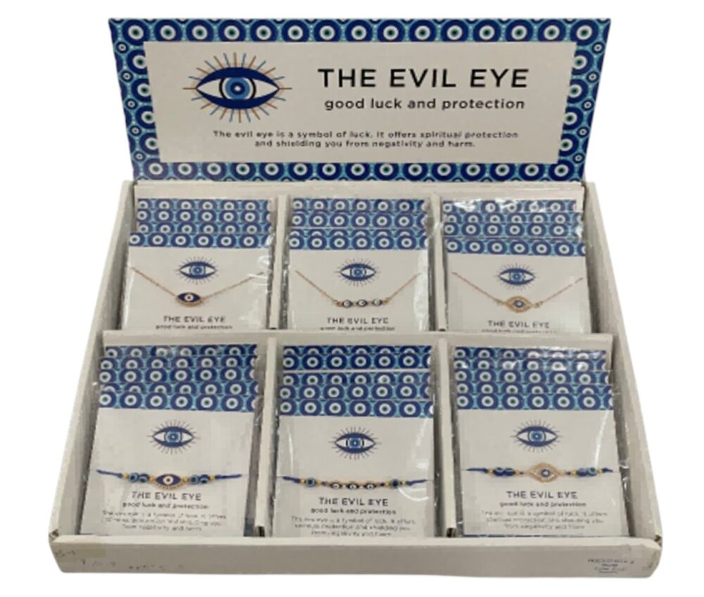 Das „Böser Blick“-Display – komplettes Set mit 48 „Böser Blick“-Halsketten