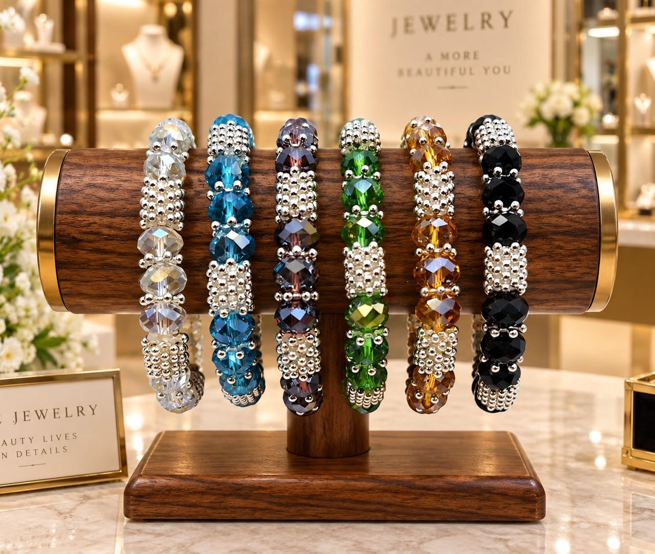 présentoir en bois pour bracelets de luxe 1280x1084