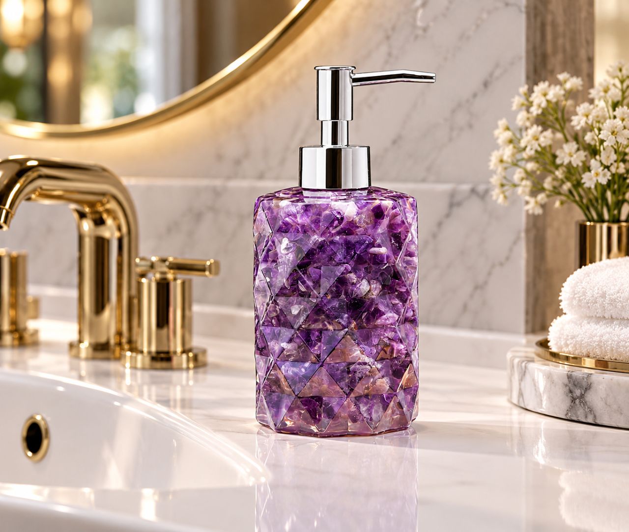 Zeepdispenser Amethyst 0067 timmersgems 11-10-2026